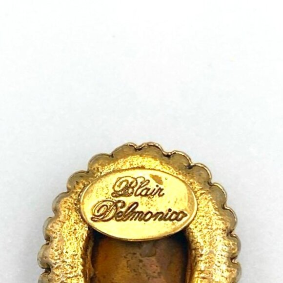 Vtg Blair Delmonico Choker Necklace & Earrings Set Multicolored Faceted Beads - Picture 6 of 6